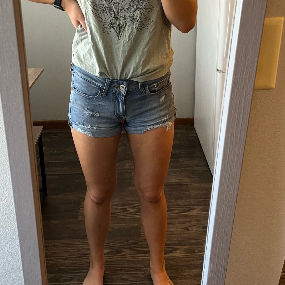 Express Jeans- Jean Shorts- Low Rise
